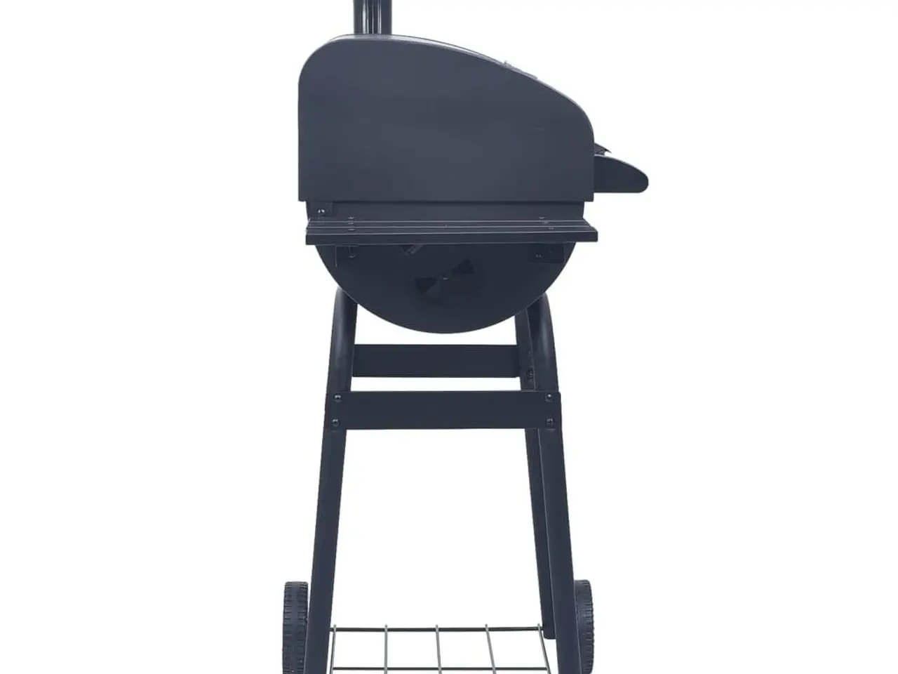 Billede 3 - Kulgrill/rygegrill med bundhylde sort