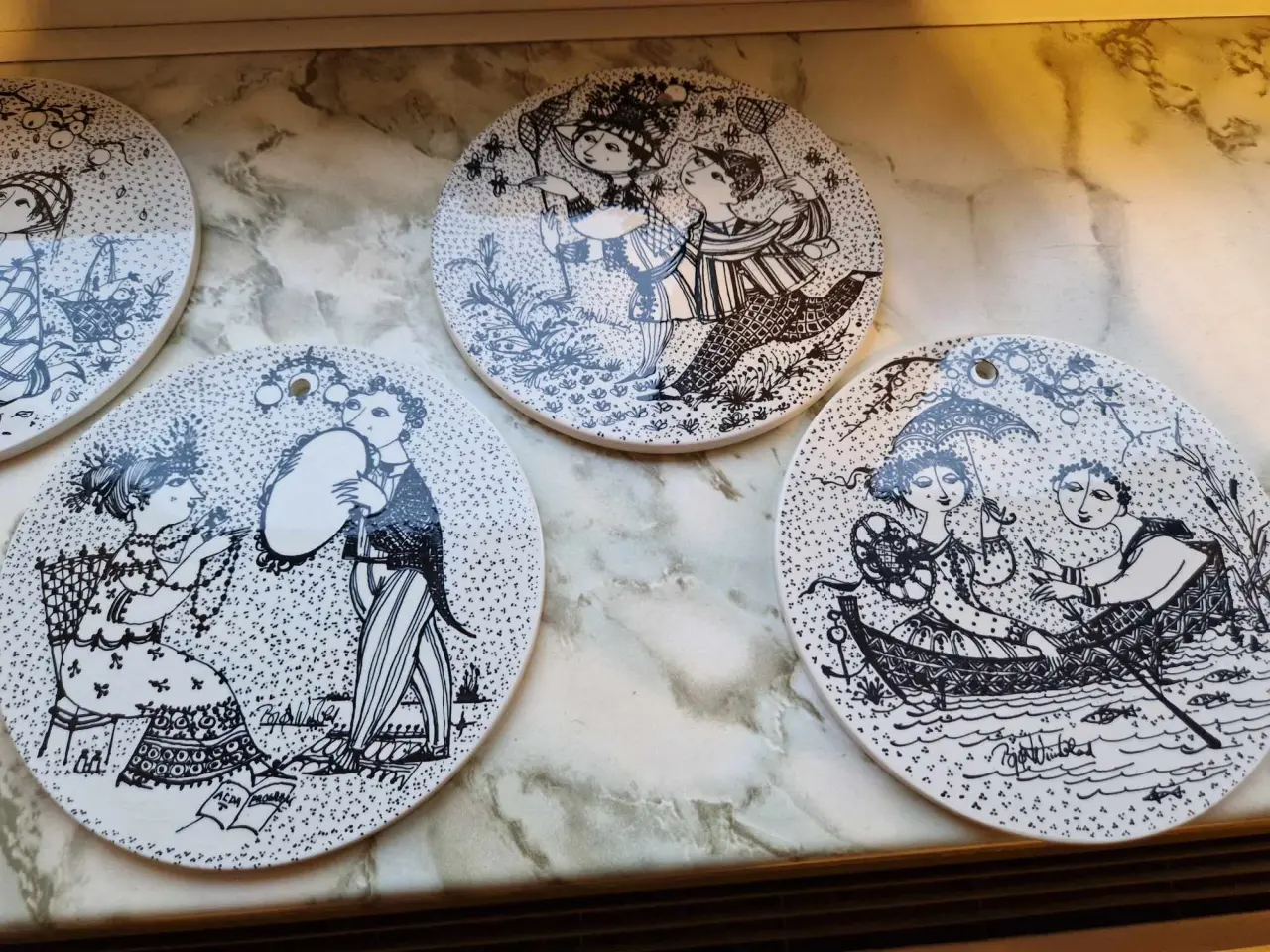 Billede 3 - Bjørn Wiinblad platter og krus