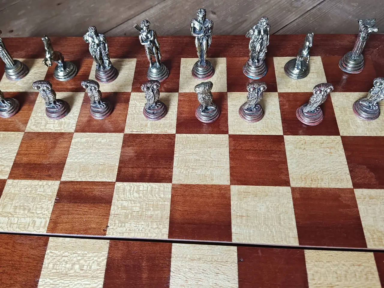 Billede 3 - Skak og Backgammon Brætspil med Marinakis brikker
