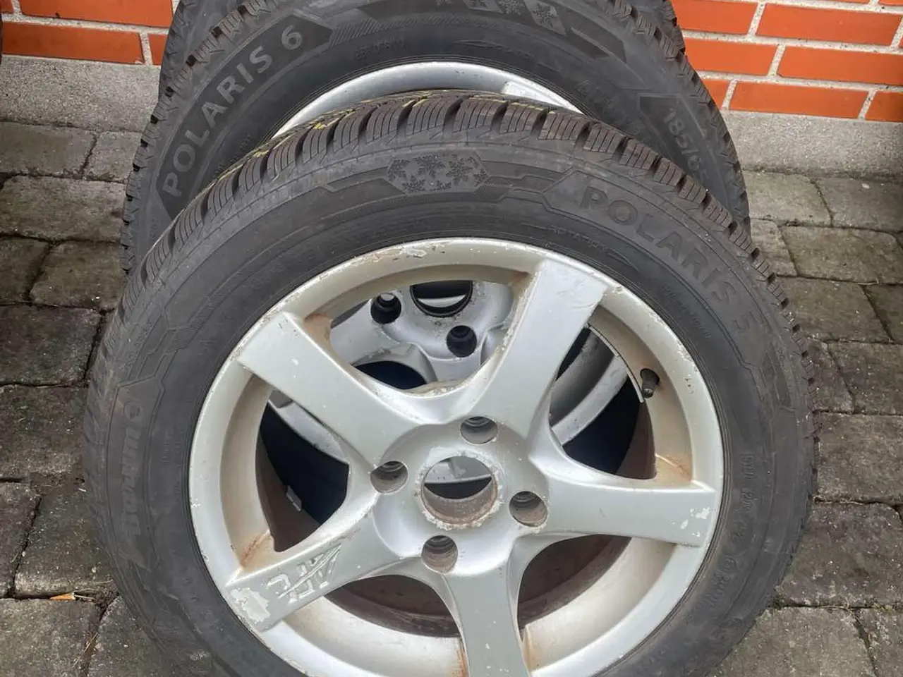 Billede 1 - 15 Alufælge med gode vinterdæk til Peugeot/Citroen