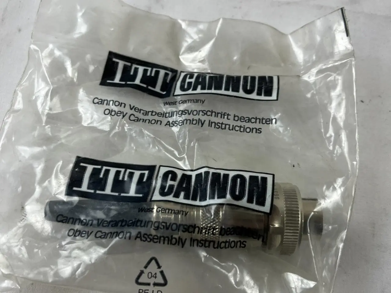 Billede 4 - ITT Cannon Circular stik Plug Metal Field Wireable