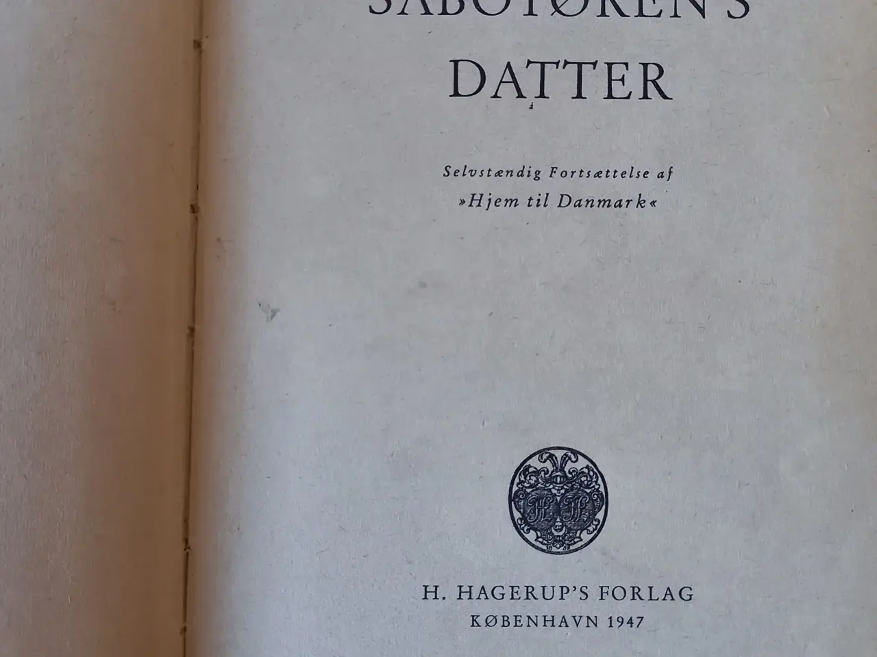 Billede 2 - Sabotørens datter af O. Narvedsen
