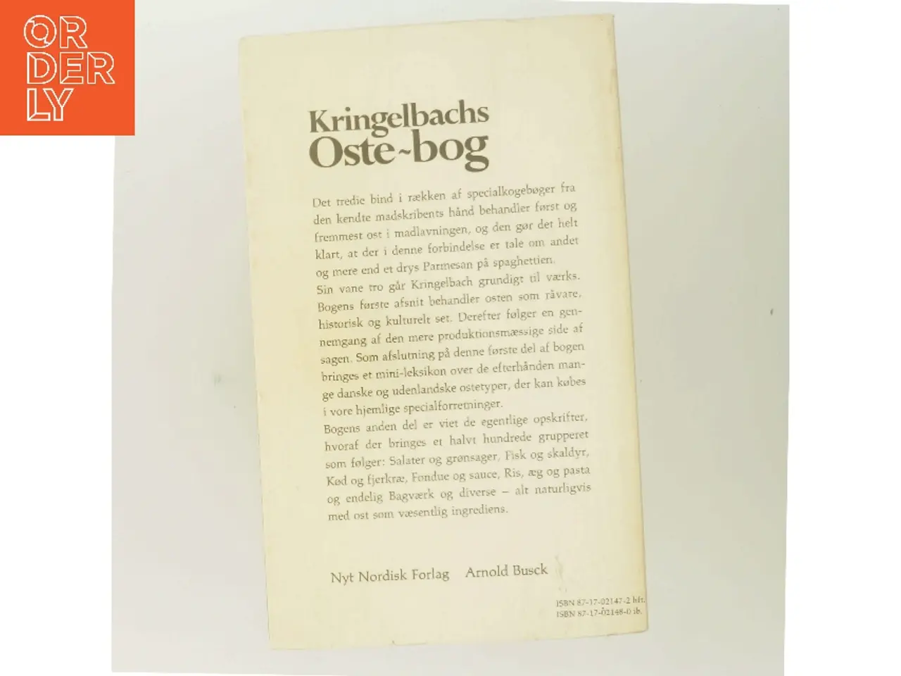 Billede 3 - Kringelbachs Oste-bog af Kringelbachs (Bog)
