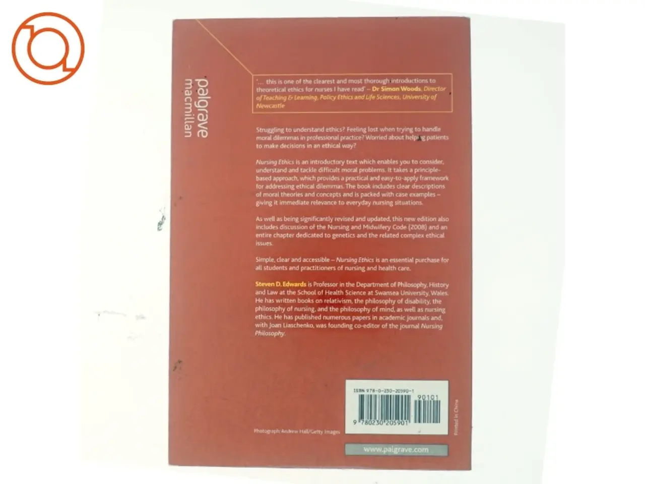 Billede 3 - Nursing ethics : a principle-based approach af Steven D. Edwards (1957-) (Bog)