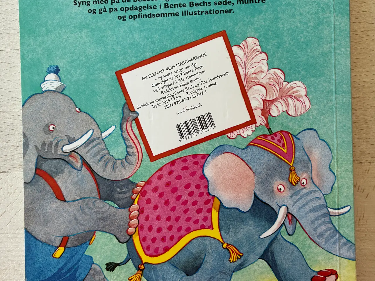 Billede 2 - En elefant kom marcherende, Bente Bech