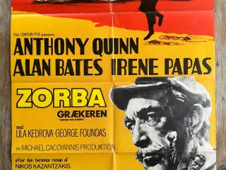 Filmplakat, Zorba the Greek (Zorba Grækeren)