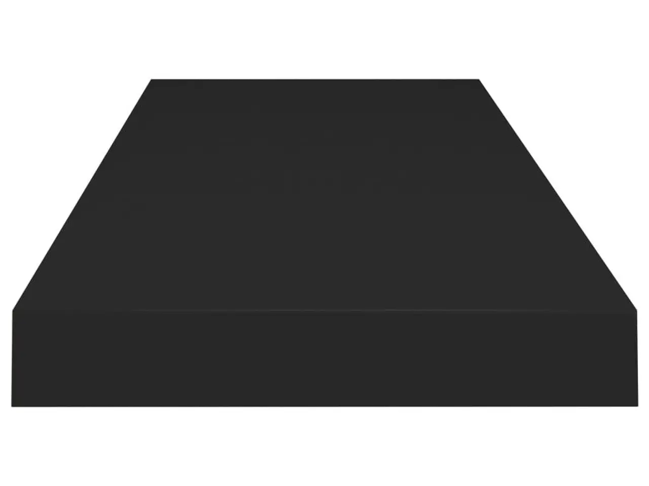 Billede 5 - Væghylde 80 × 23,5 × 3,8 cm - MDF, sort