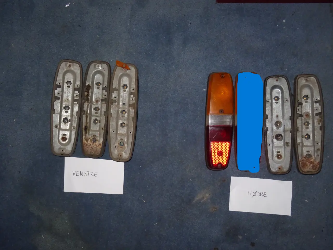 Billede 1 - Volvo 145,245 Hella baglygte,lygtehuse