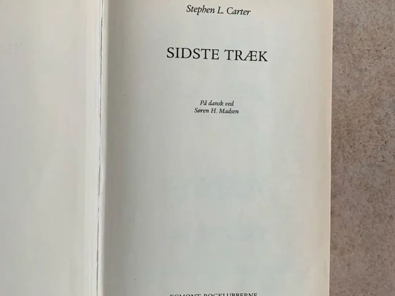 Billede 4 - Sidste træk bog