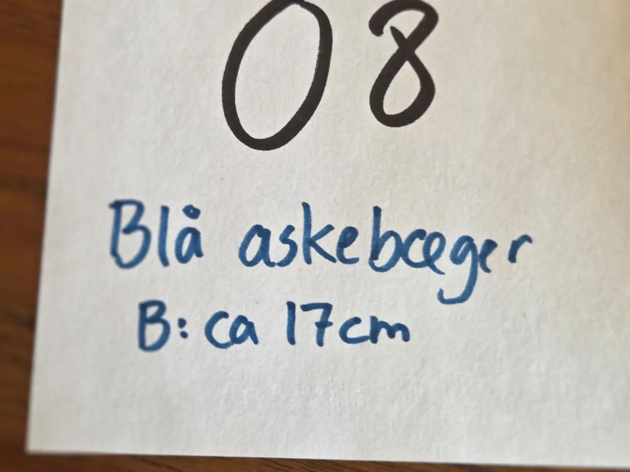 Billede 6 - Flot blå retro keramik askebæger/skål – DB Studio