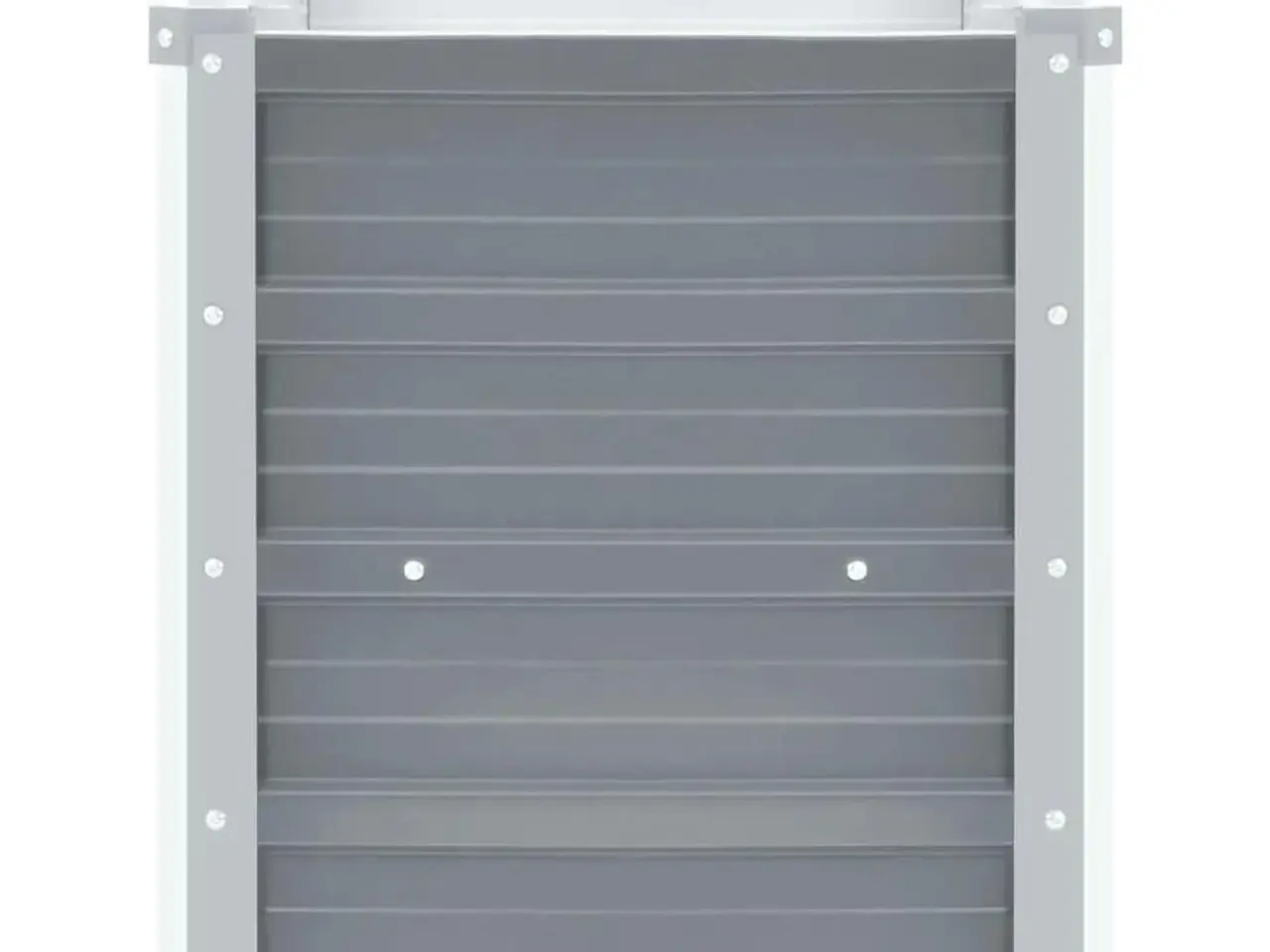 Billede 4 - Forhøjet plantekasse 160x40x45 cm galvaniseret stål grå