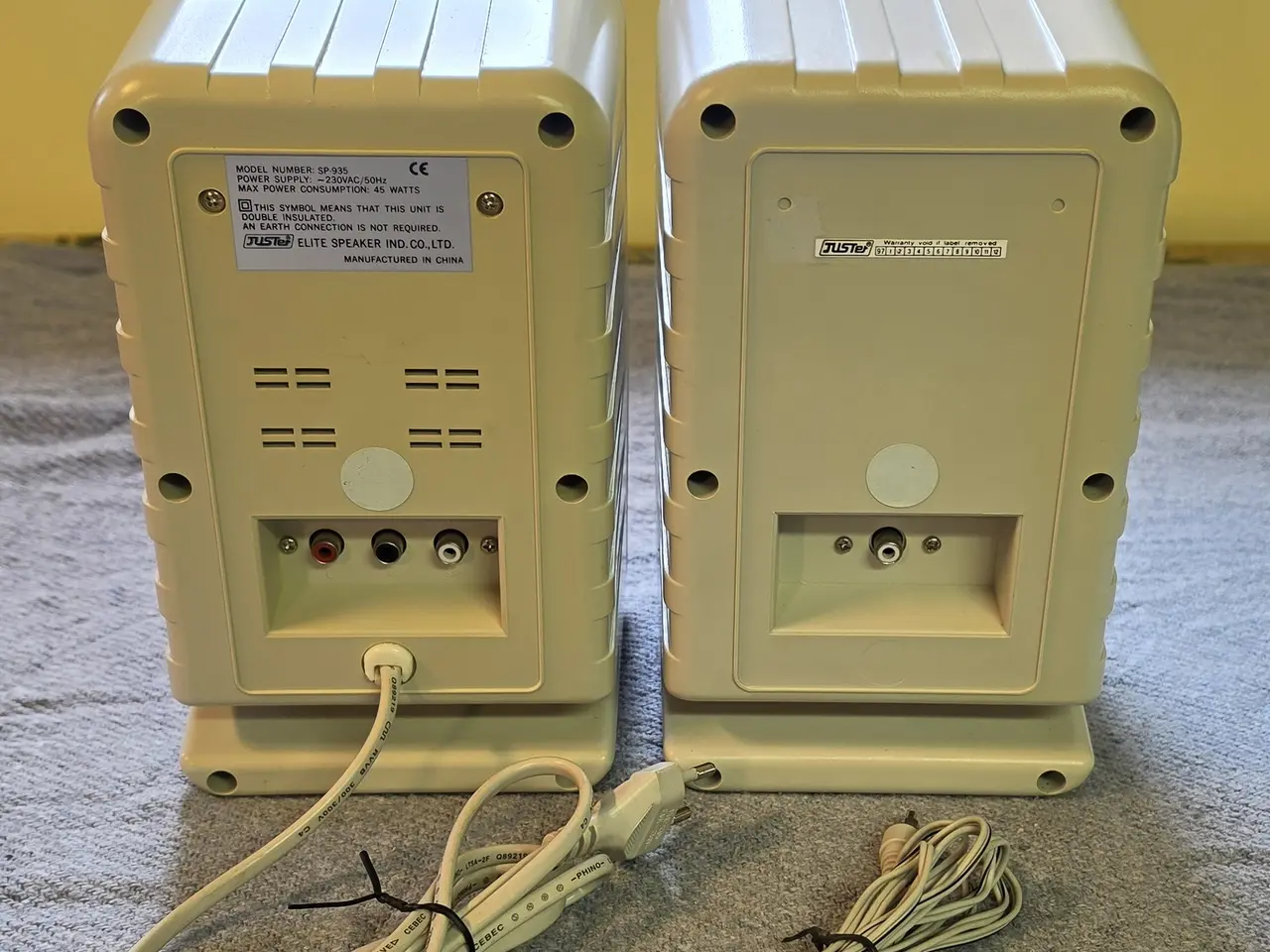 Billede 2 - Juster SP-935 aktive højttalere med indbygget forstærker – retro