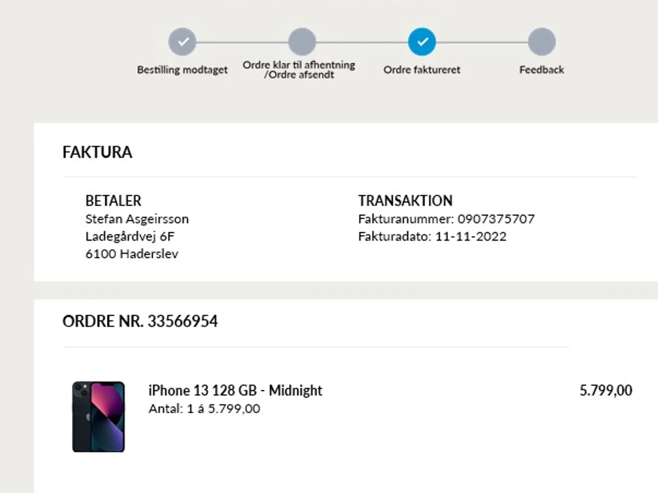 Billede 6 - Iphone 13 - Midnight Blue