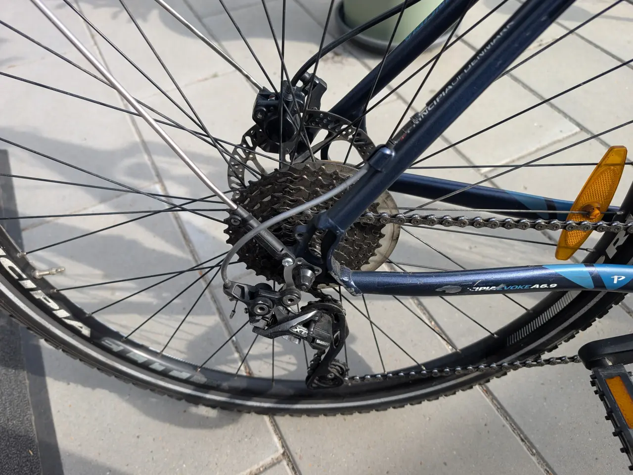 Billede 6 - Flot 21" Principia Evoke A6.9 MTB blå,  20gear