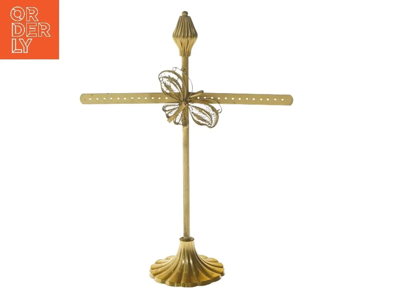 Billede 1 - Guldfarvet smykkestander (str. 25 cm)