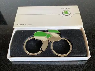 Skoda nøglering - som ny og aldrig brugt - cykelry