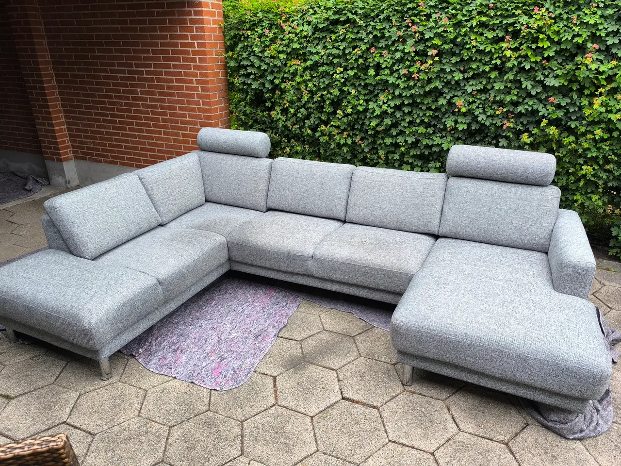 Billede 1 - Sofa med chaiselong
