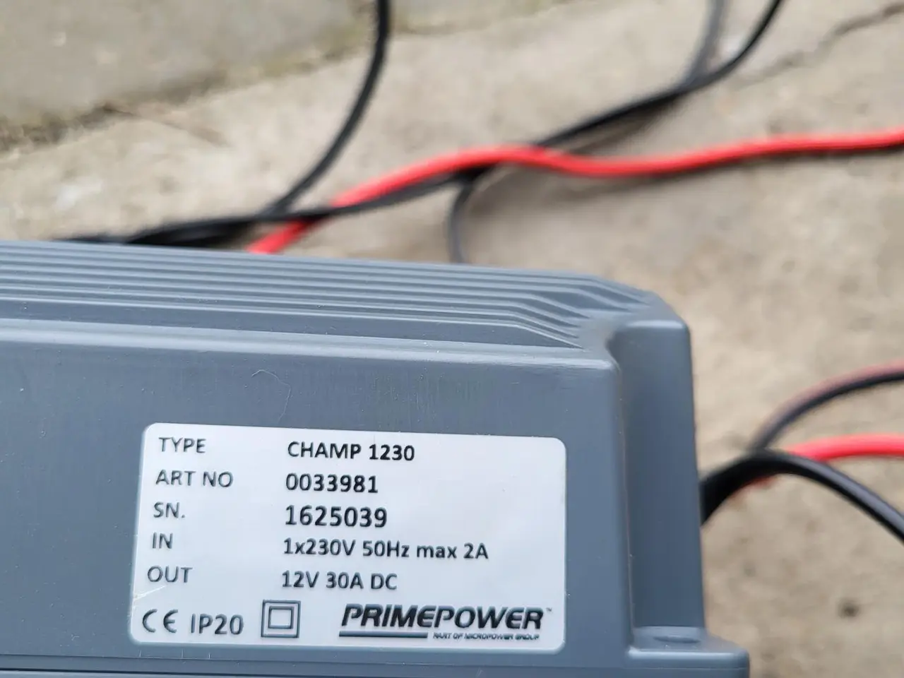 Billede 2 - Professional Prime power lader helt op 30 amp.