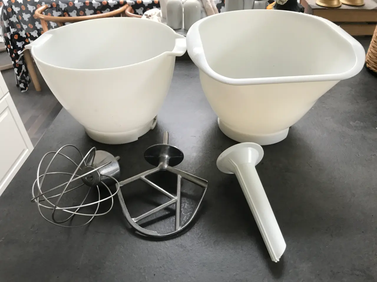 Billede 1 - Kenwood chef skål pølsehorn skål kroge