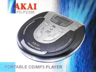 NY Akai PD-P2300 bærbar CD/MP3-afspiller