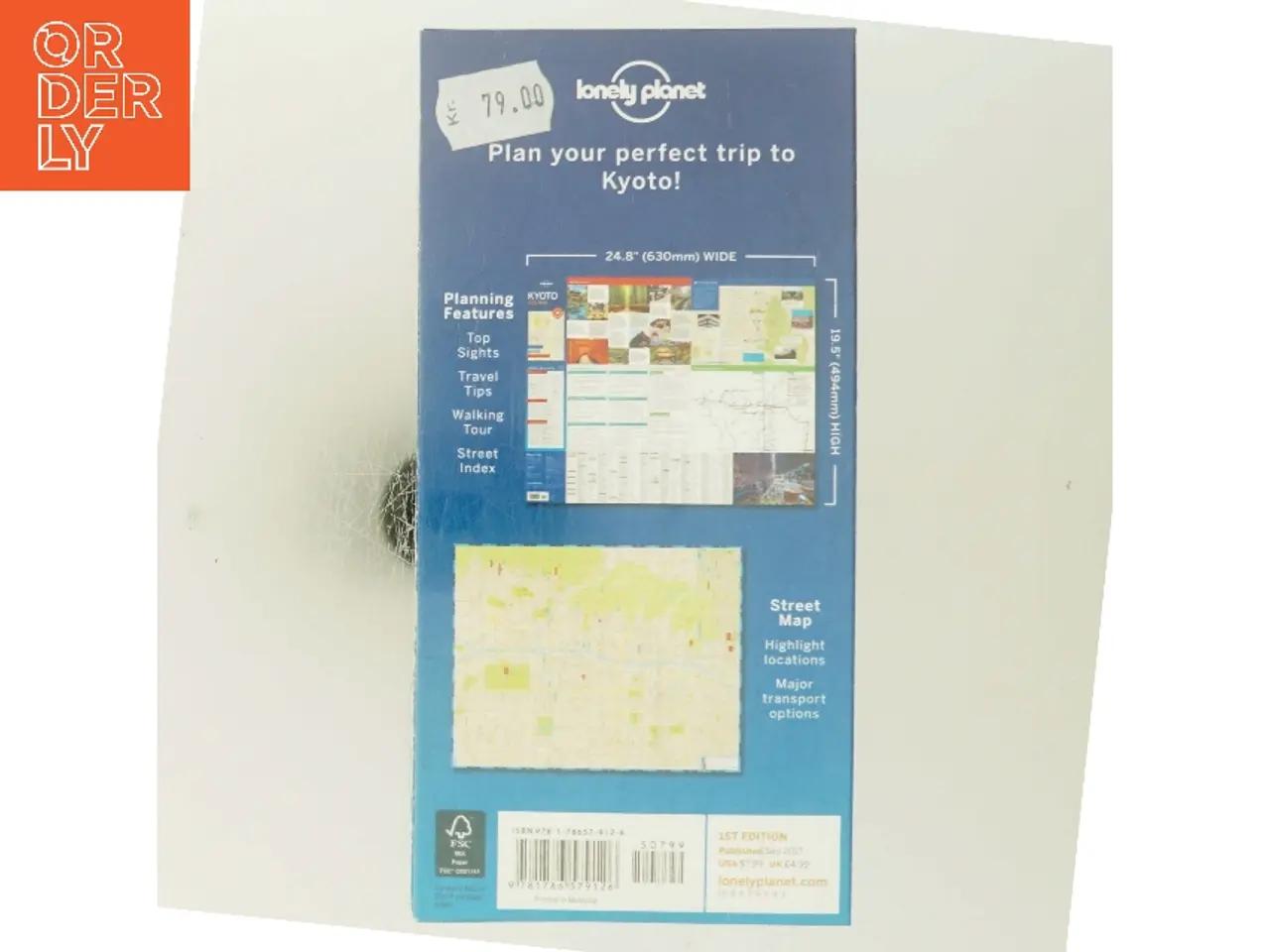 Billede 2 - Lonely Planet Kyoto City Map af Lonely Planet (Bog)