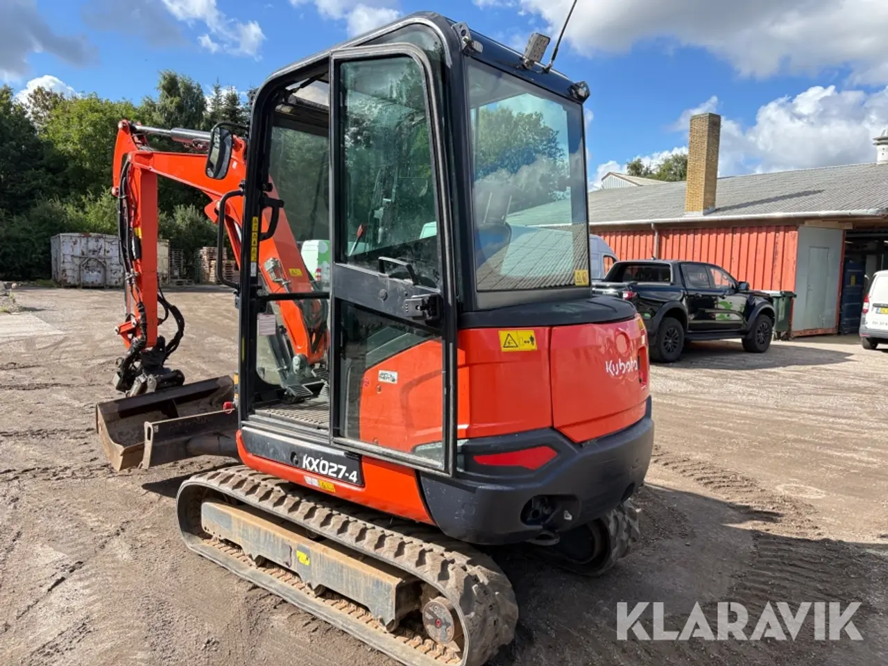 Billede 4 - Gravemaskine Kubota KX027-4 M. Centralsmøring