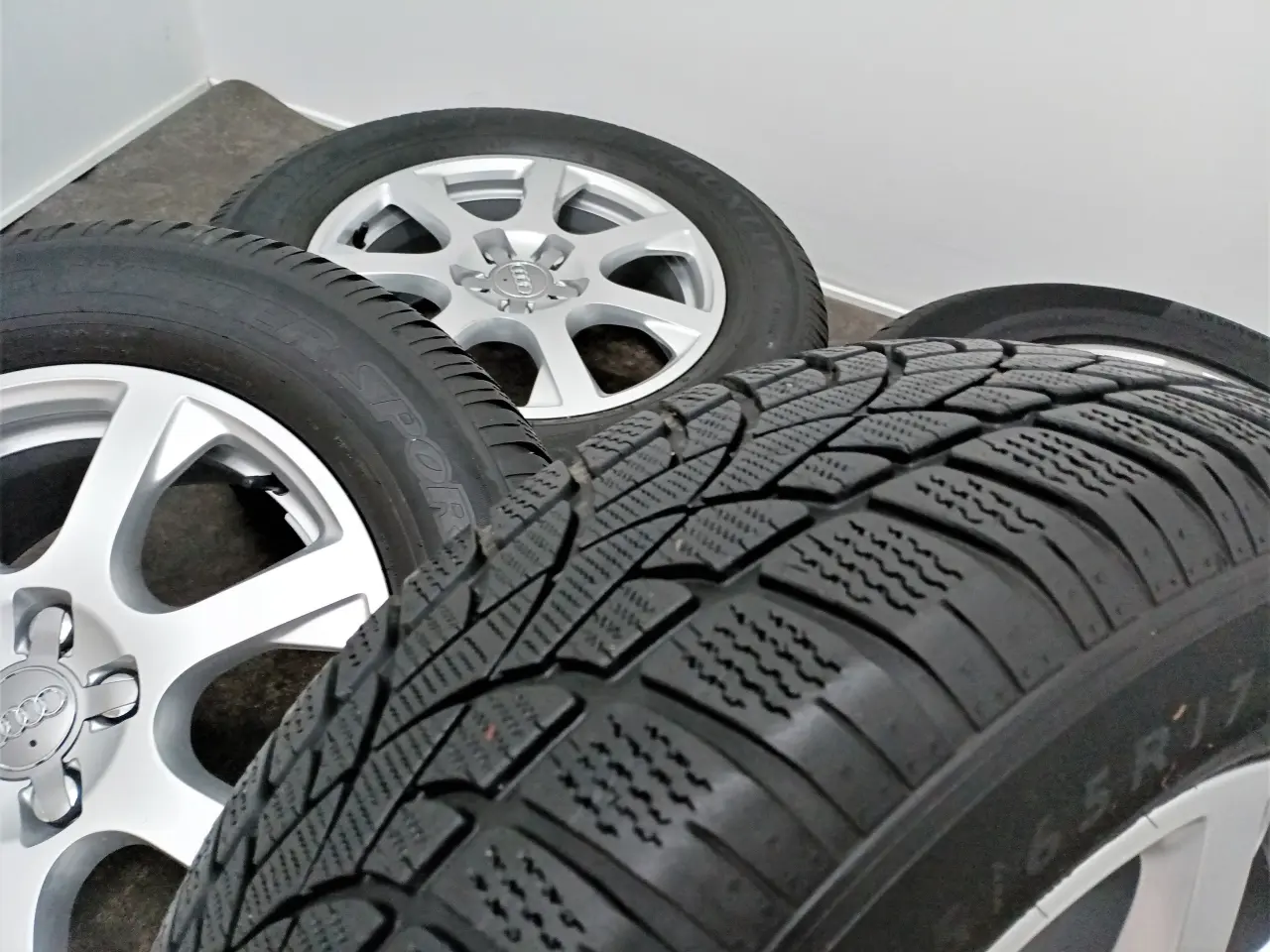 Billede 7 - 5x112 17" ET37 nav 66,6ø AUDI vintersæt