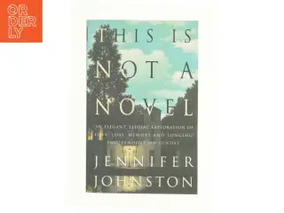 This Is Not a Novel (eBook) af Jennifer Johnston (Bog)