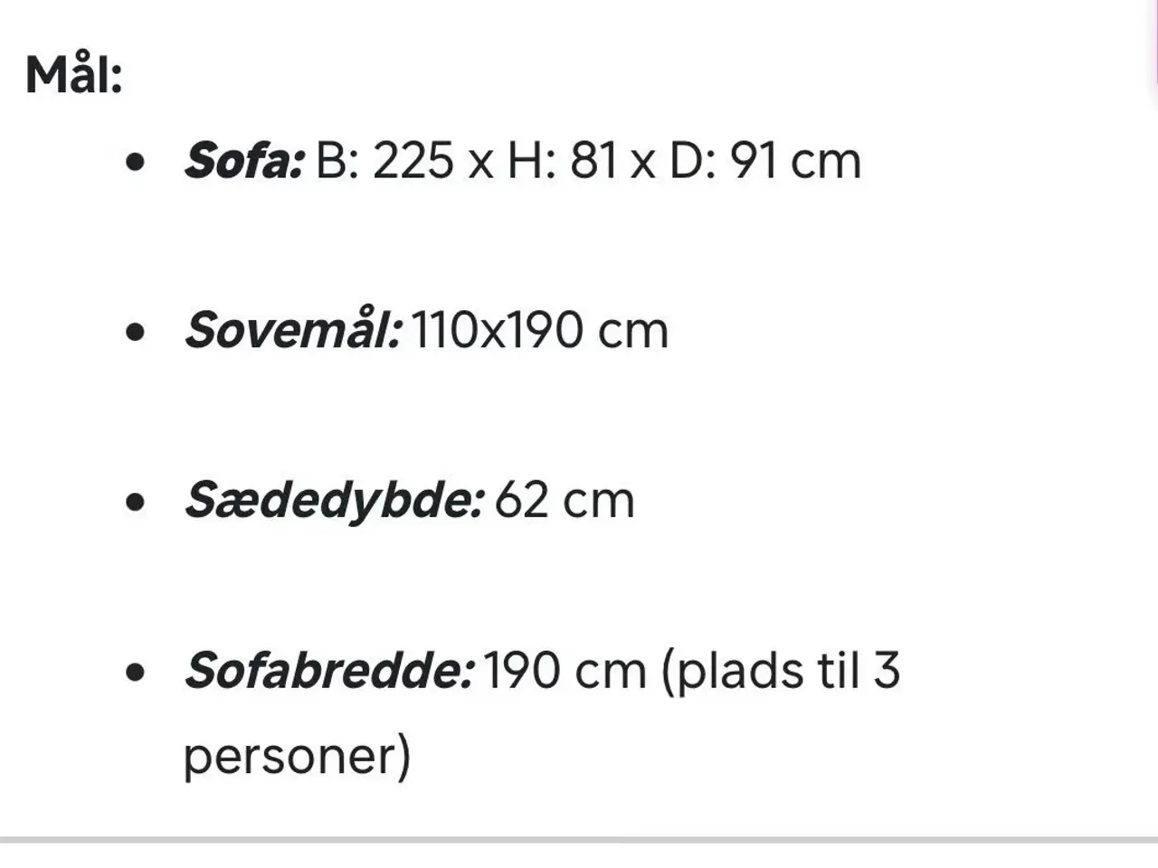 Billede 5 - Allie sovesofa fra Bilka