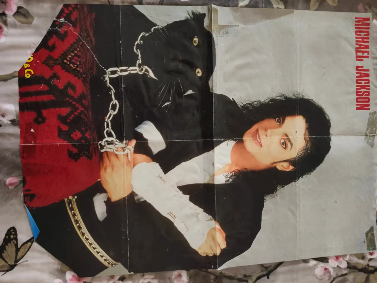 Billede 1 - Gammelt Michael Jackson plakat