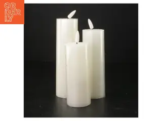Sæt med LED-stearinlys fra Da Core (str. 17,5 cm og 15 cm og 12,5 cm)
