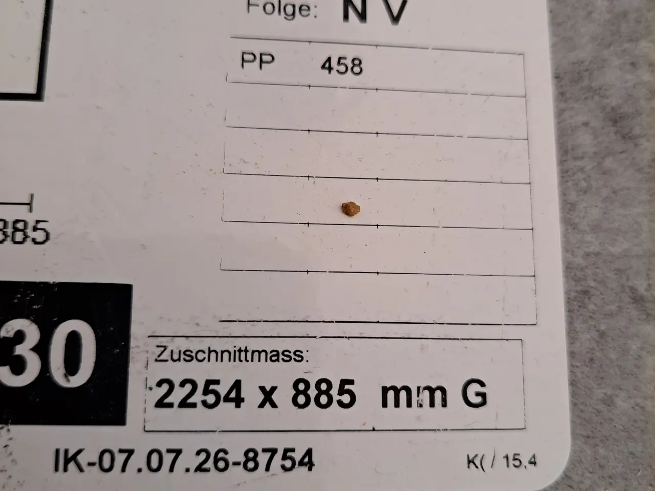 Billede 2 - Bordplade. Grå meleret.