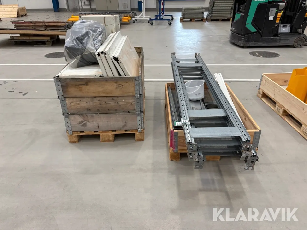 Billede 2 - Pallereol - 8 stigereoler med hylder
