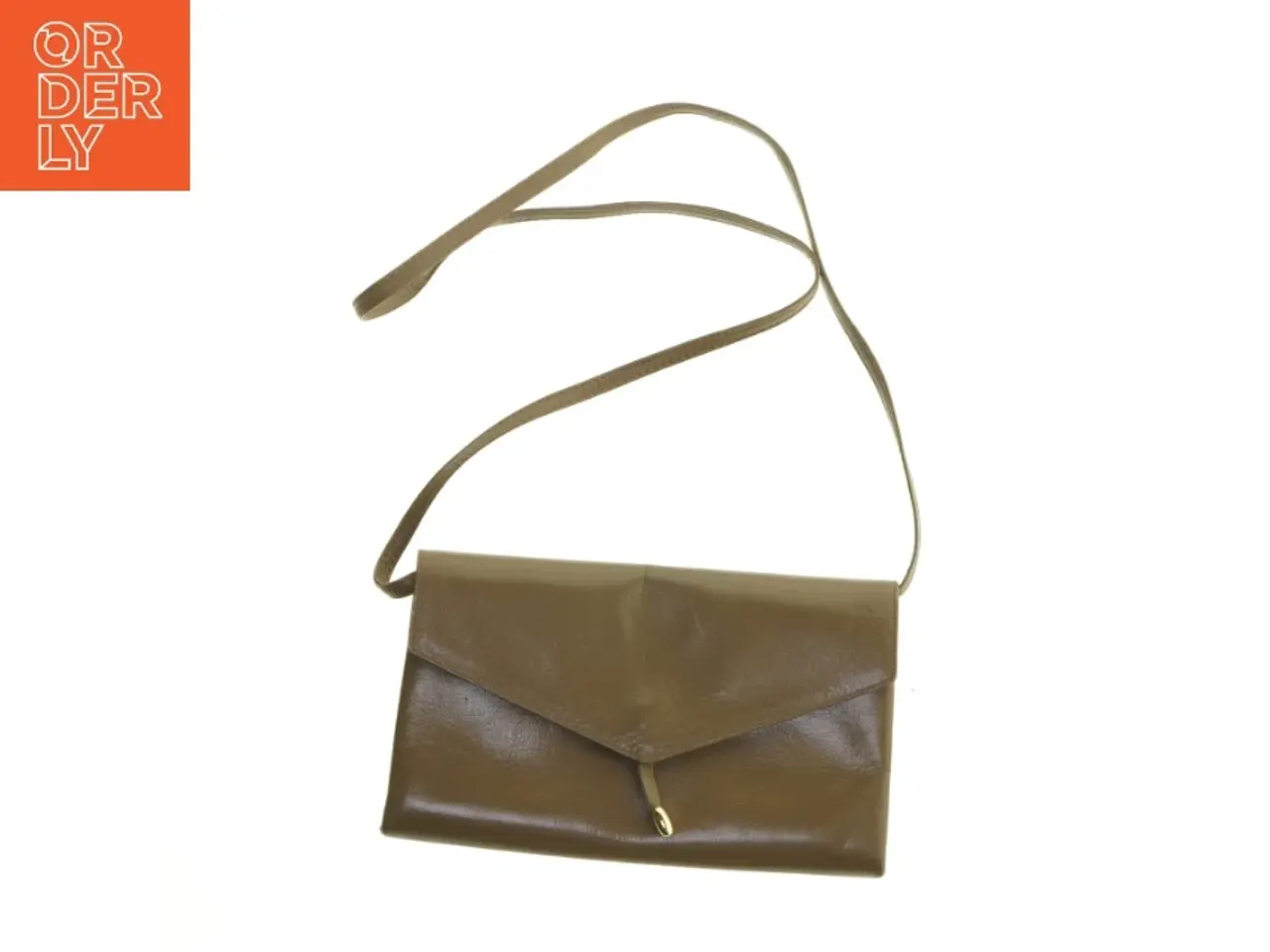 Billede 1 - Brun skuldertaske (str. 26 x 15 cm)