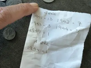 En 1 øre og 2 øre