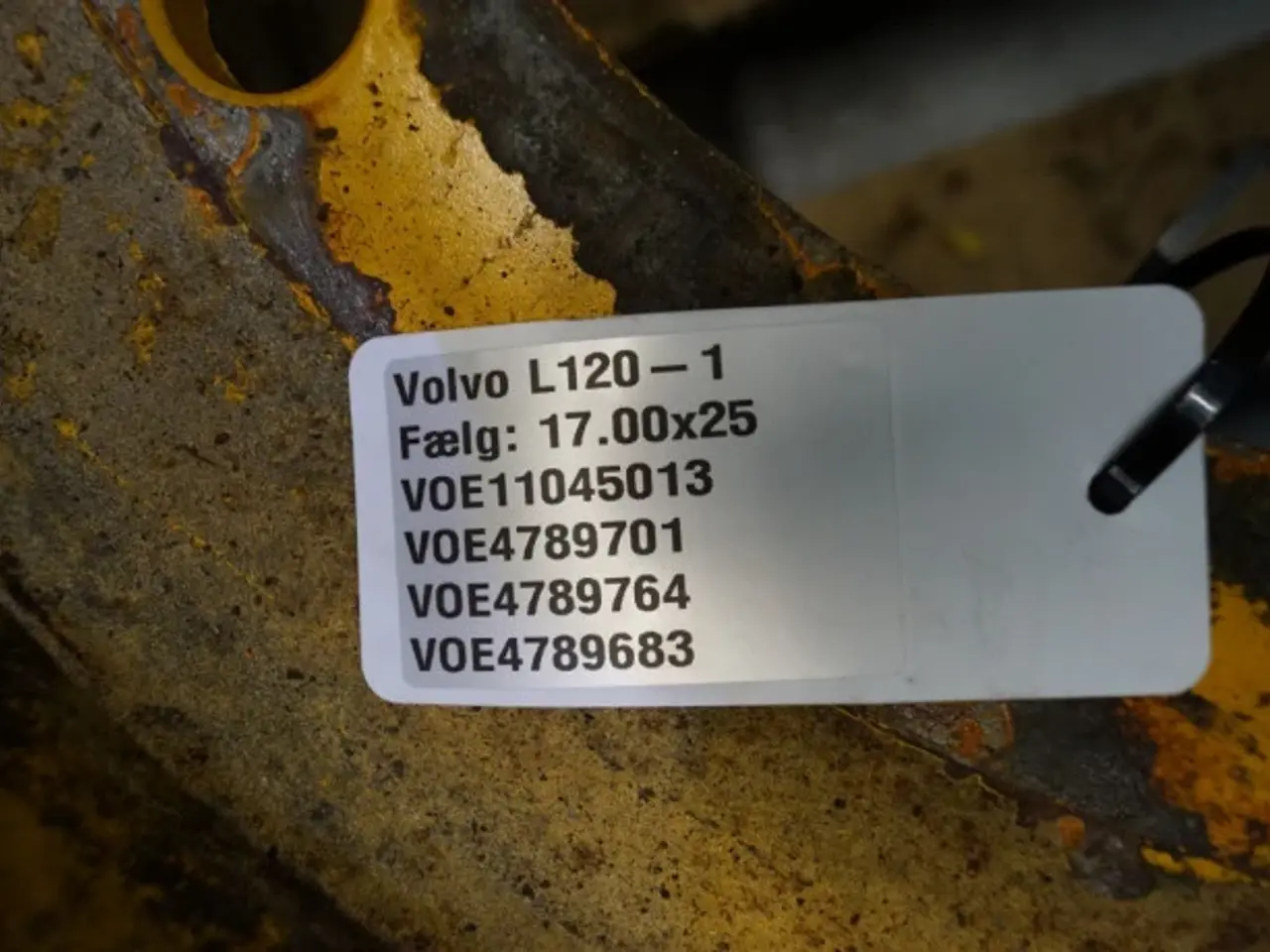 Billede 3 - Volvo L120 Fælg 17.00x25