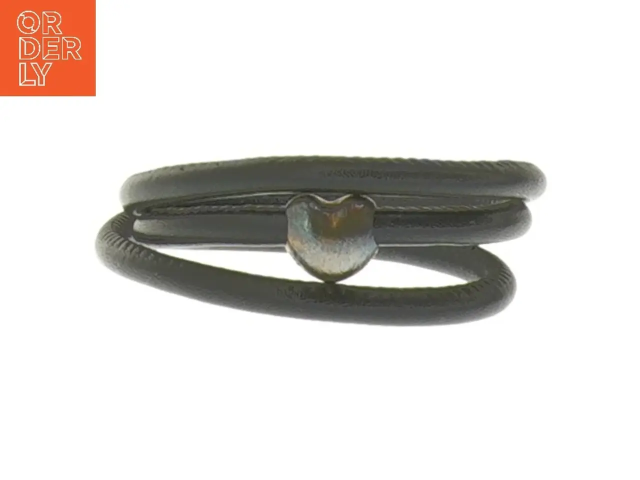 Billede 2 - Sort læderarmbånd fra Christina Watches(str. Ø 5,5 cm)