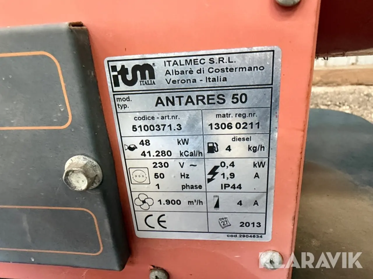 Billede 6 - Varmekanon Mi Heat / Italmec Antares 50