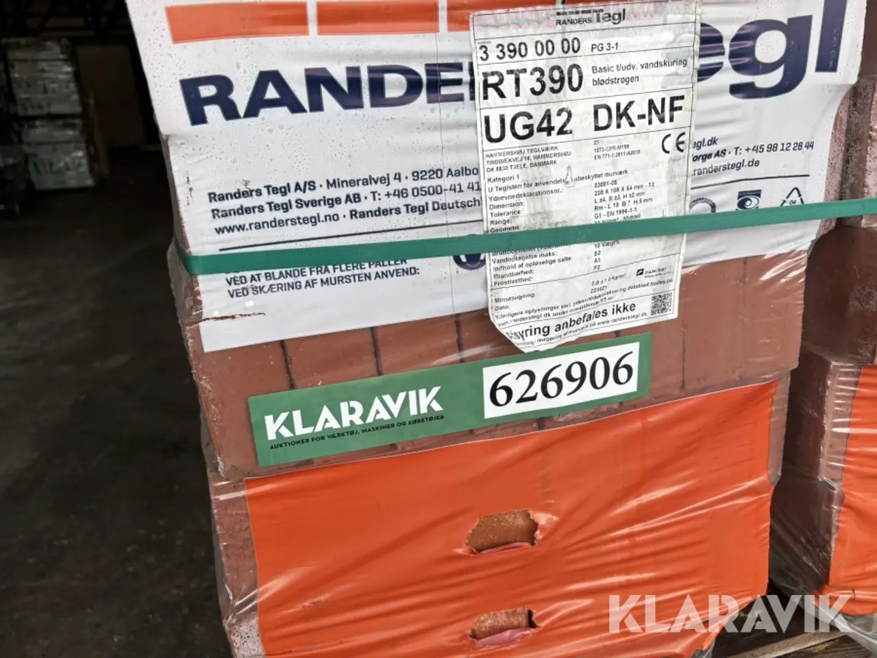Billede 4 - Mursten Randers Tegl RT390 960 Styk