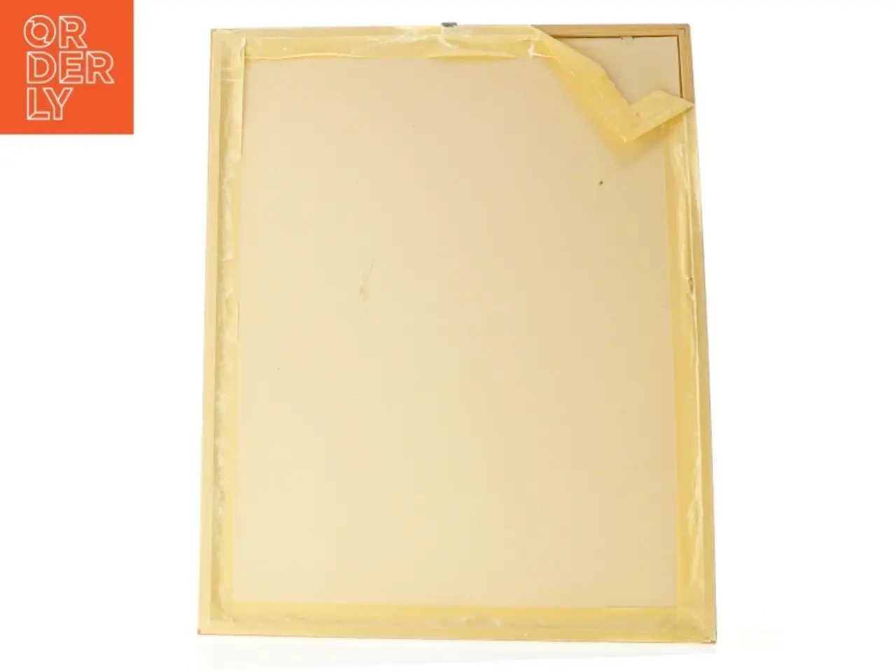 Billede 2 - Indrammet billede af bylandskab (str. 47 x 37 cm)