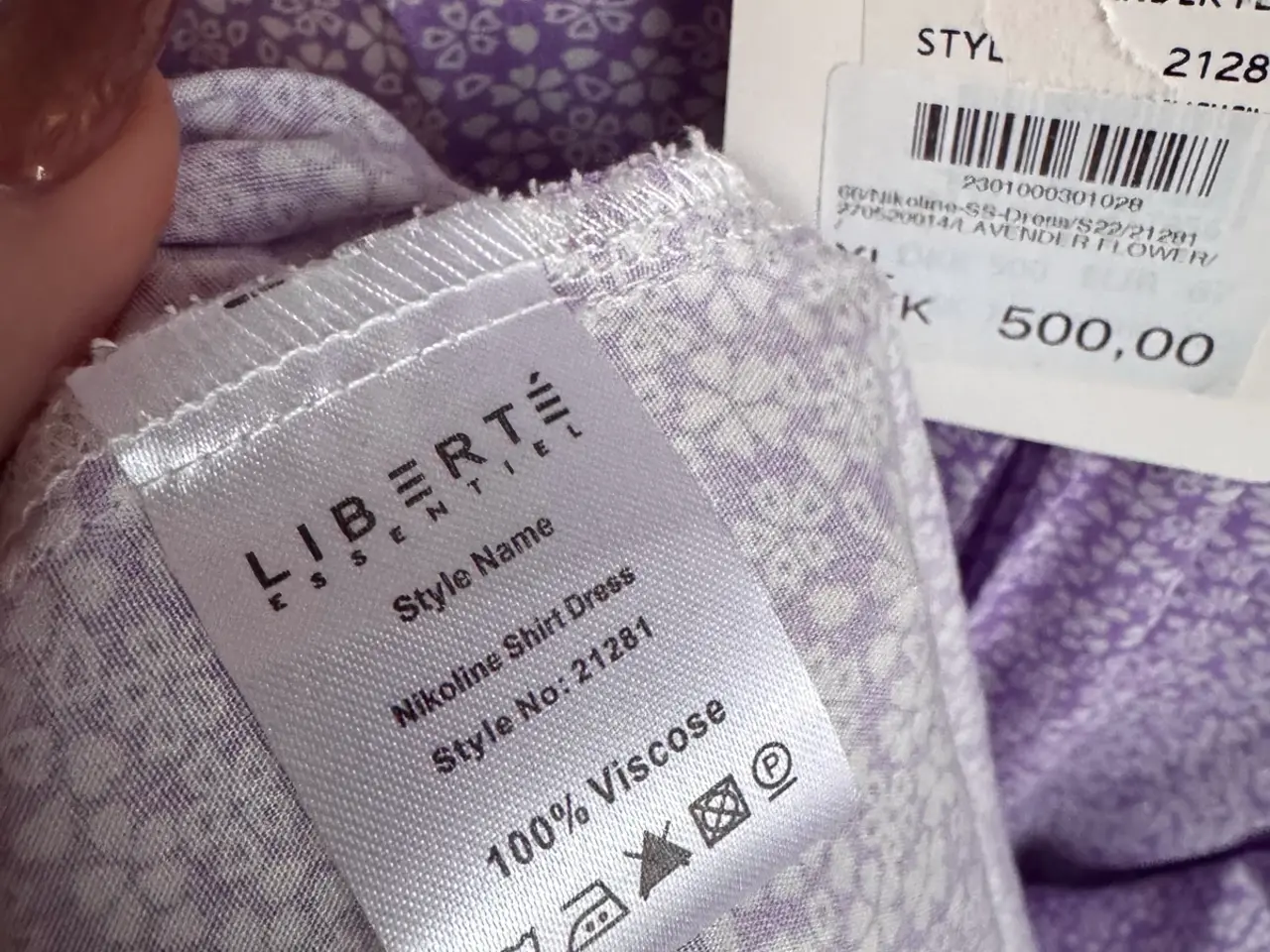 Billede 2 - Liberté ny lilla blomstret kjole str XL
