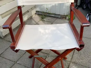 Instruktørstol af træ