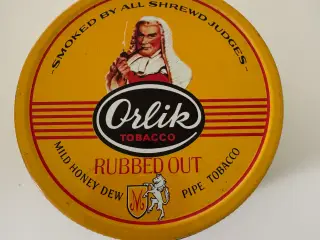 Orlik metal tobaksdåsker