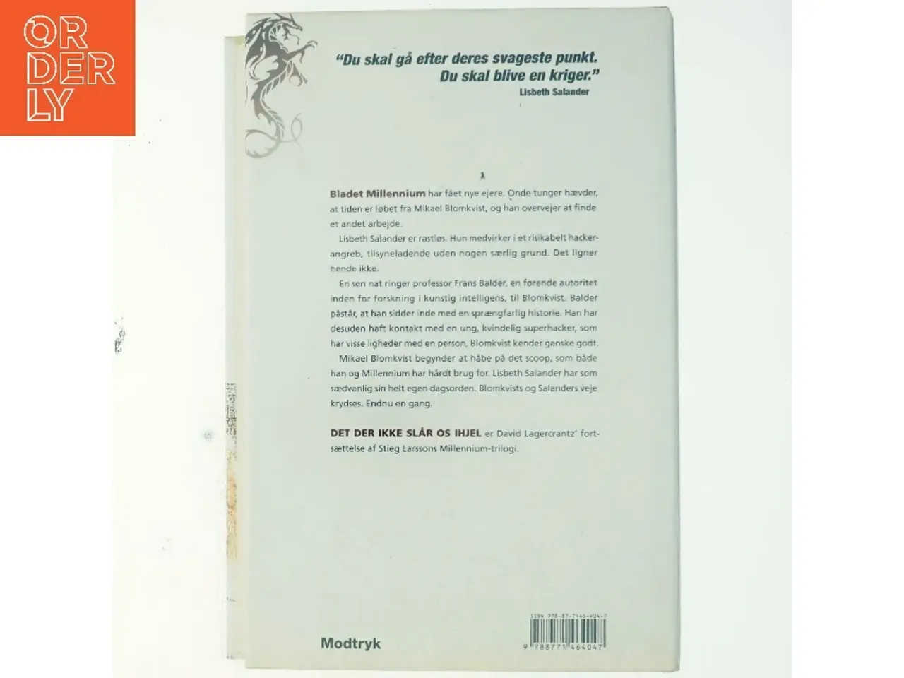 Billede 3 - Det der ikke slår os ihjel af David Lagercrantz (Bog)