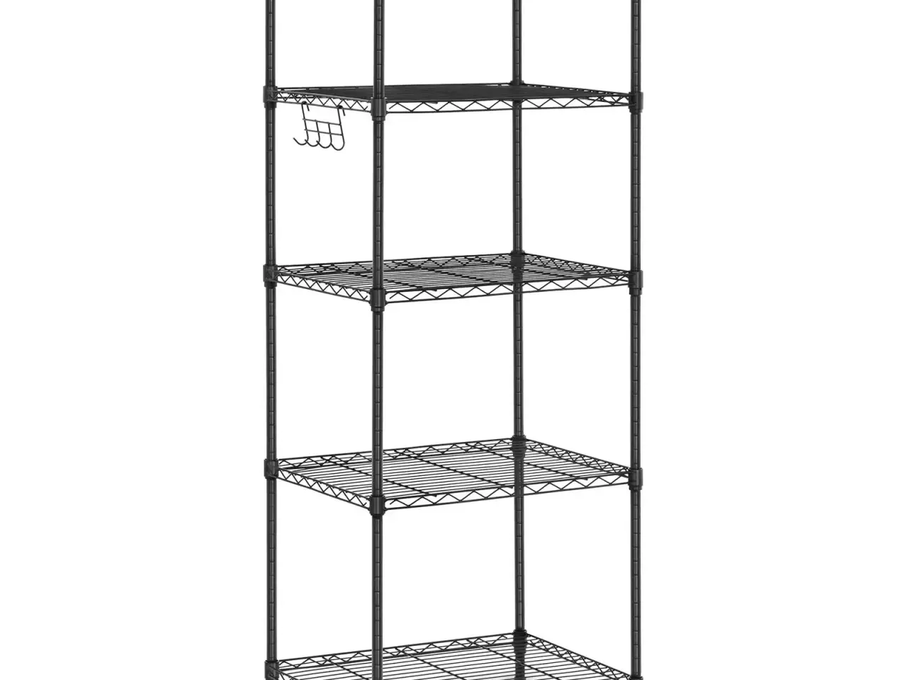 Billede 1 - Rustfri Stålreol (60x40x180cm) – 50kg pr. Hylde