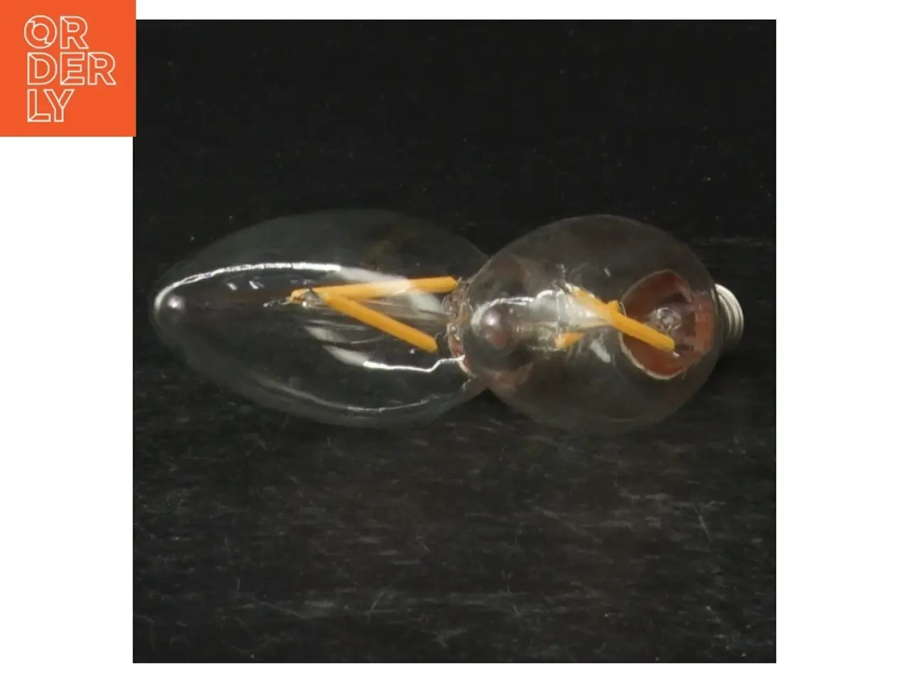 Billede 2 - Dekorativ LED-pære fra Sunflux (str. 11 cm)