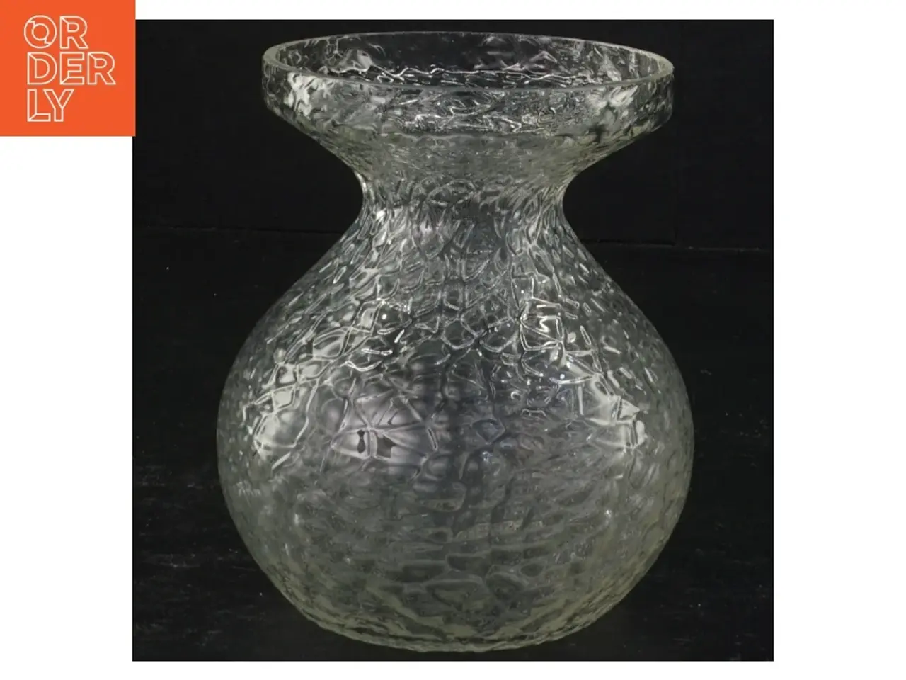 Billede 1 - Hyacintglas med boblestruktur (str. 12 x 10 cm)