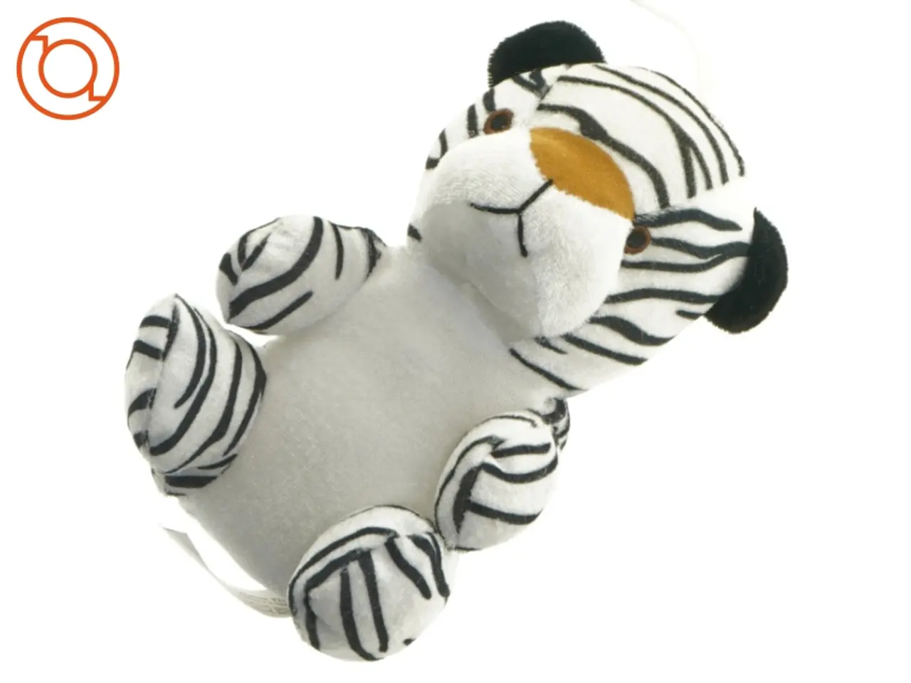 Billede 1 - Tøjdyr, hvid tiger (str. 19 cm)
