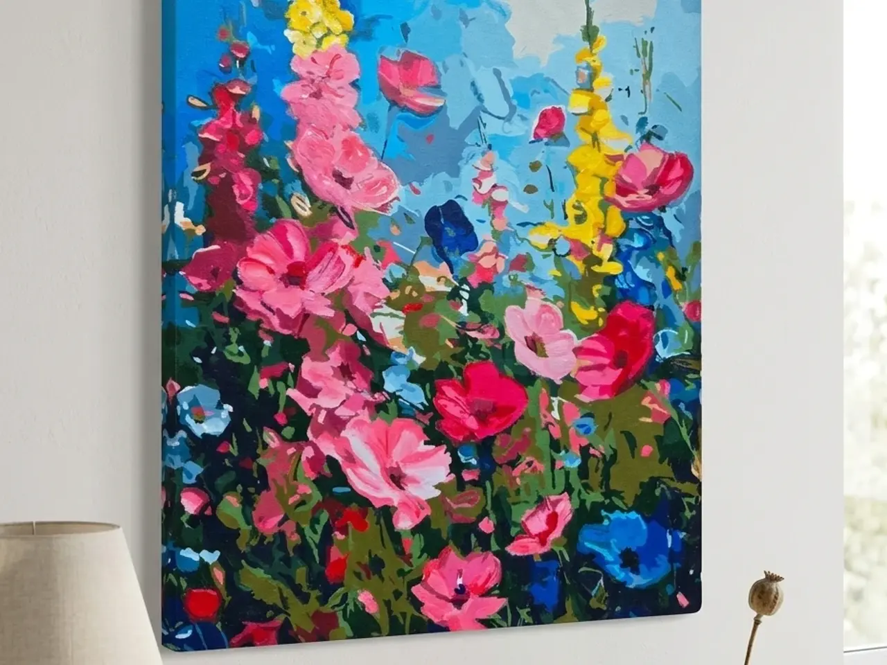 Billede 2 - Maleri blomster