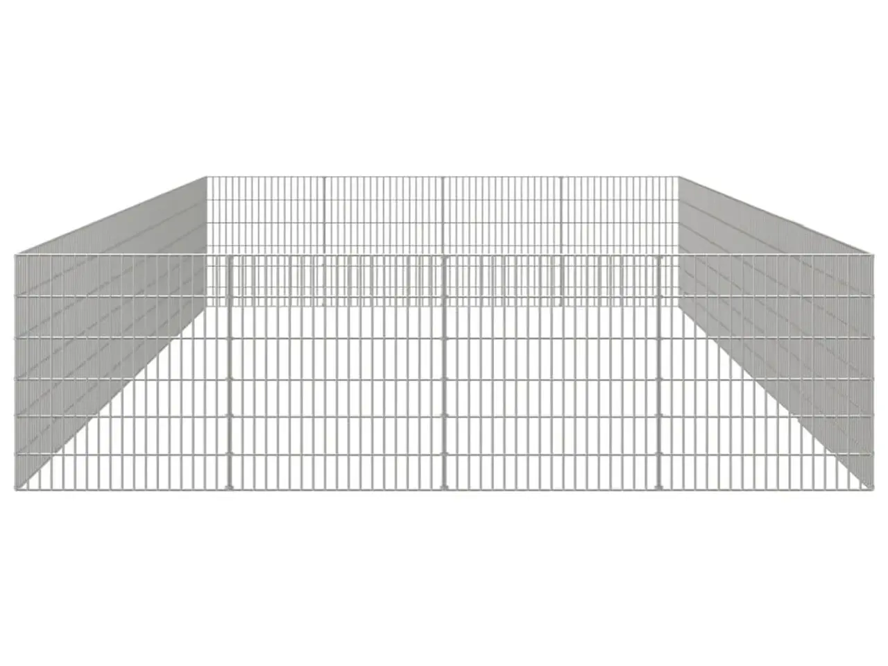Billede 4 - Kæledyrsindhegning 54 × 60 cm - 24 paneler i galvaniseret jern
